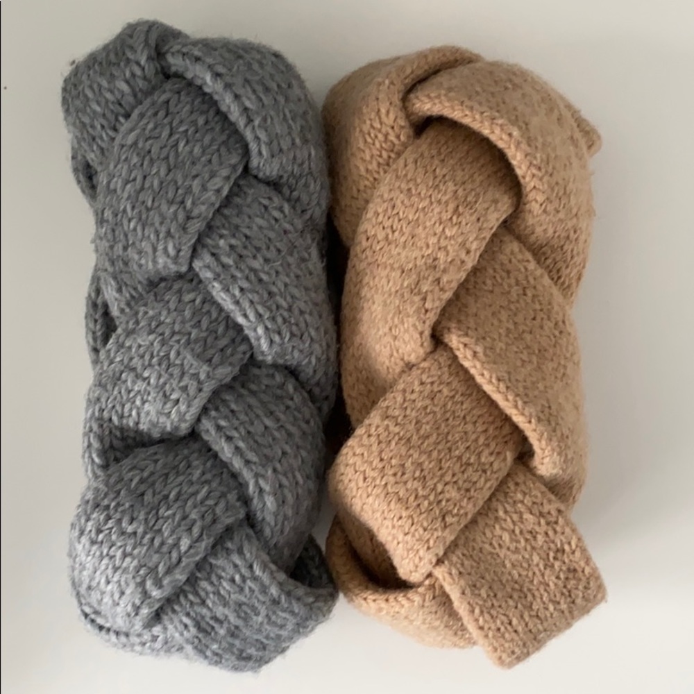 H&M 2-Pack thick knit ear warmers